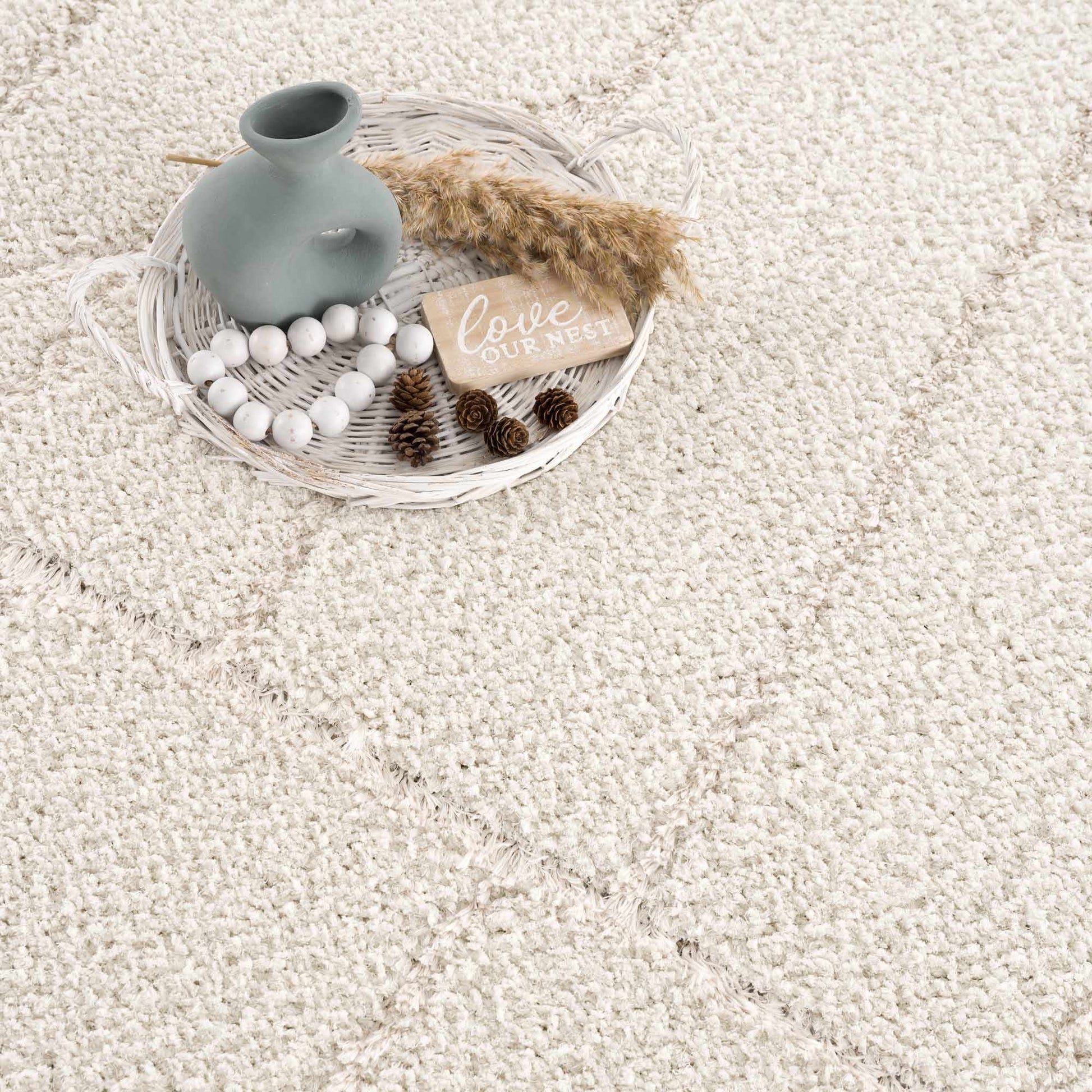 Andia Cream Area Rug - Clearance