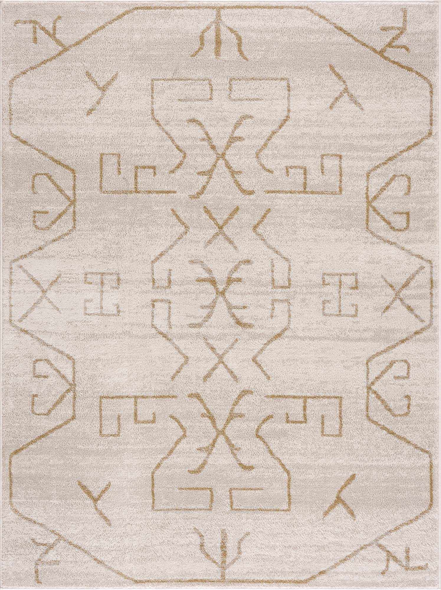 Azzan Gold Tribal Area Rug - Limited Edition