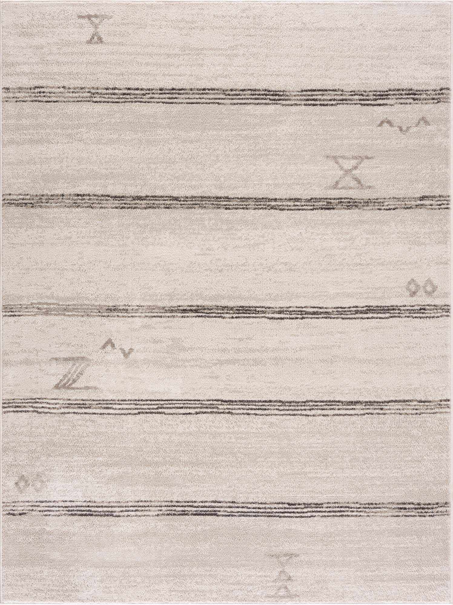 Deja Black Striped Area Rug - Limited Edition