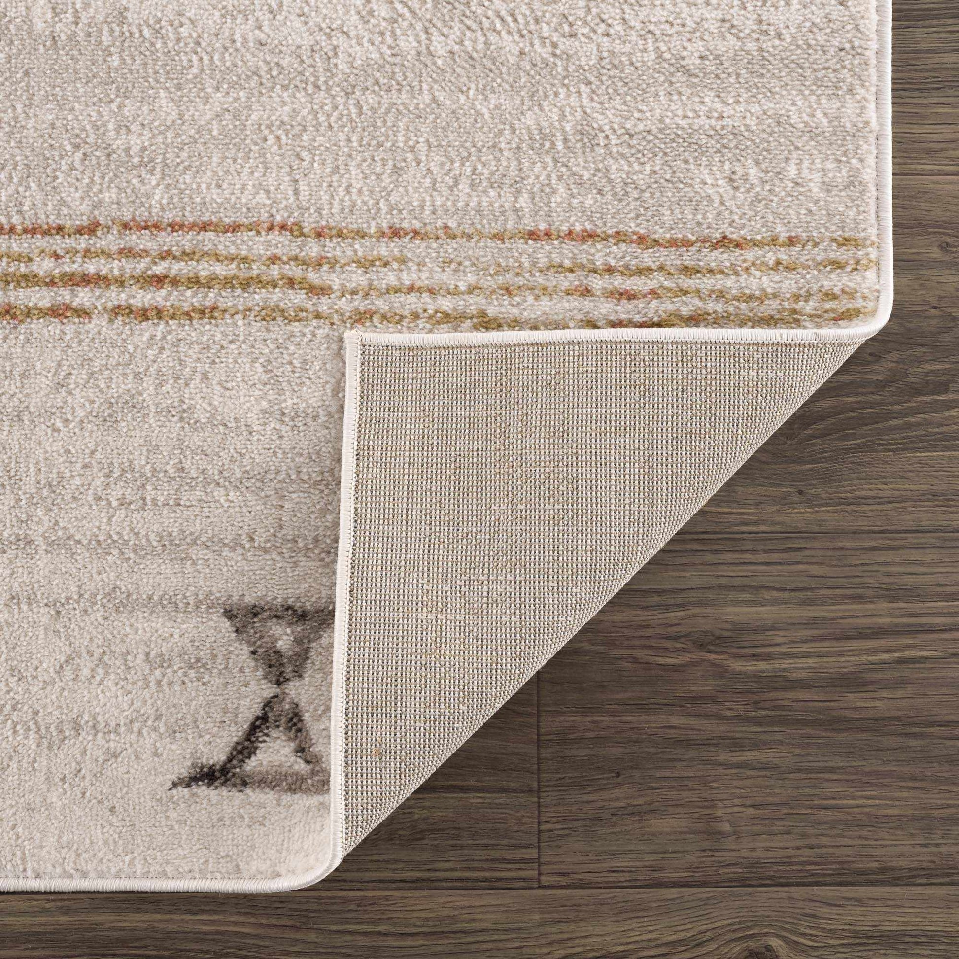 Deja Gold Striped Area Rug - Limited Edition