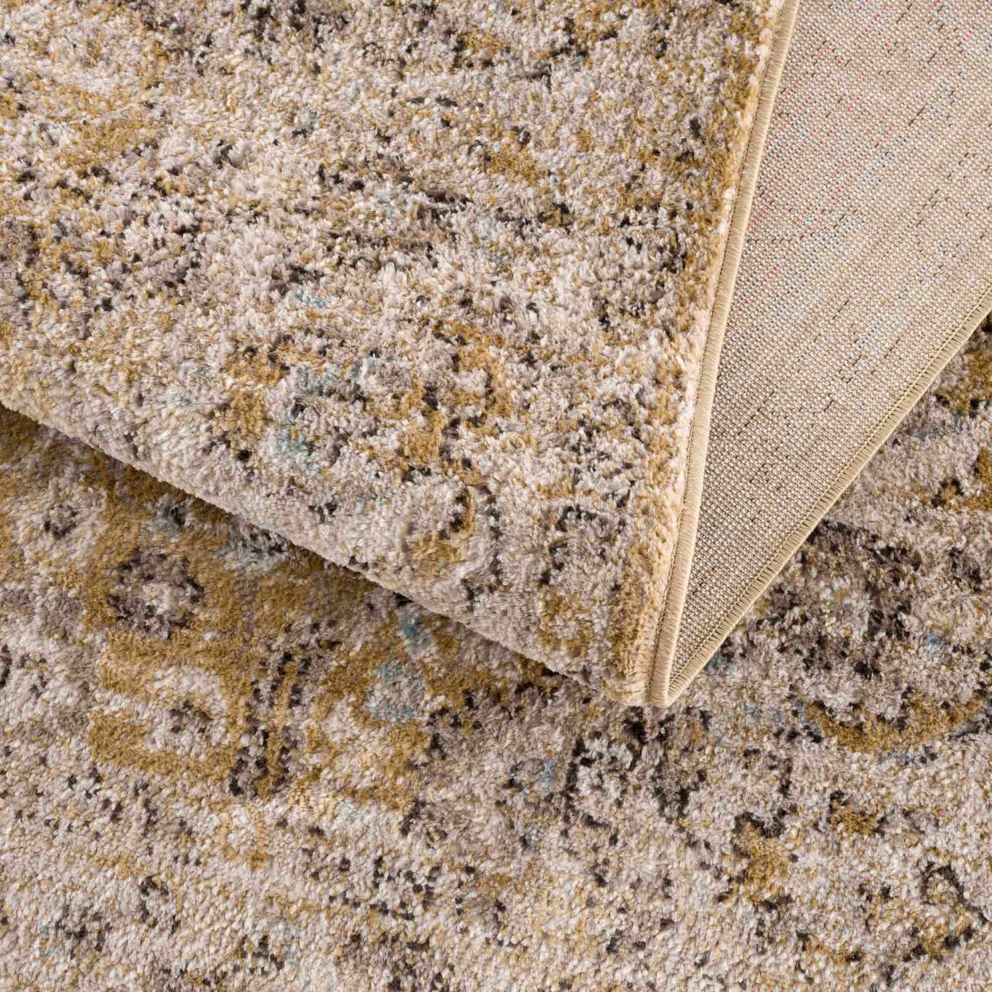 Anana Gold & Beige Area Rug - Clearance