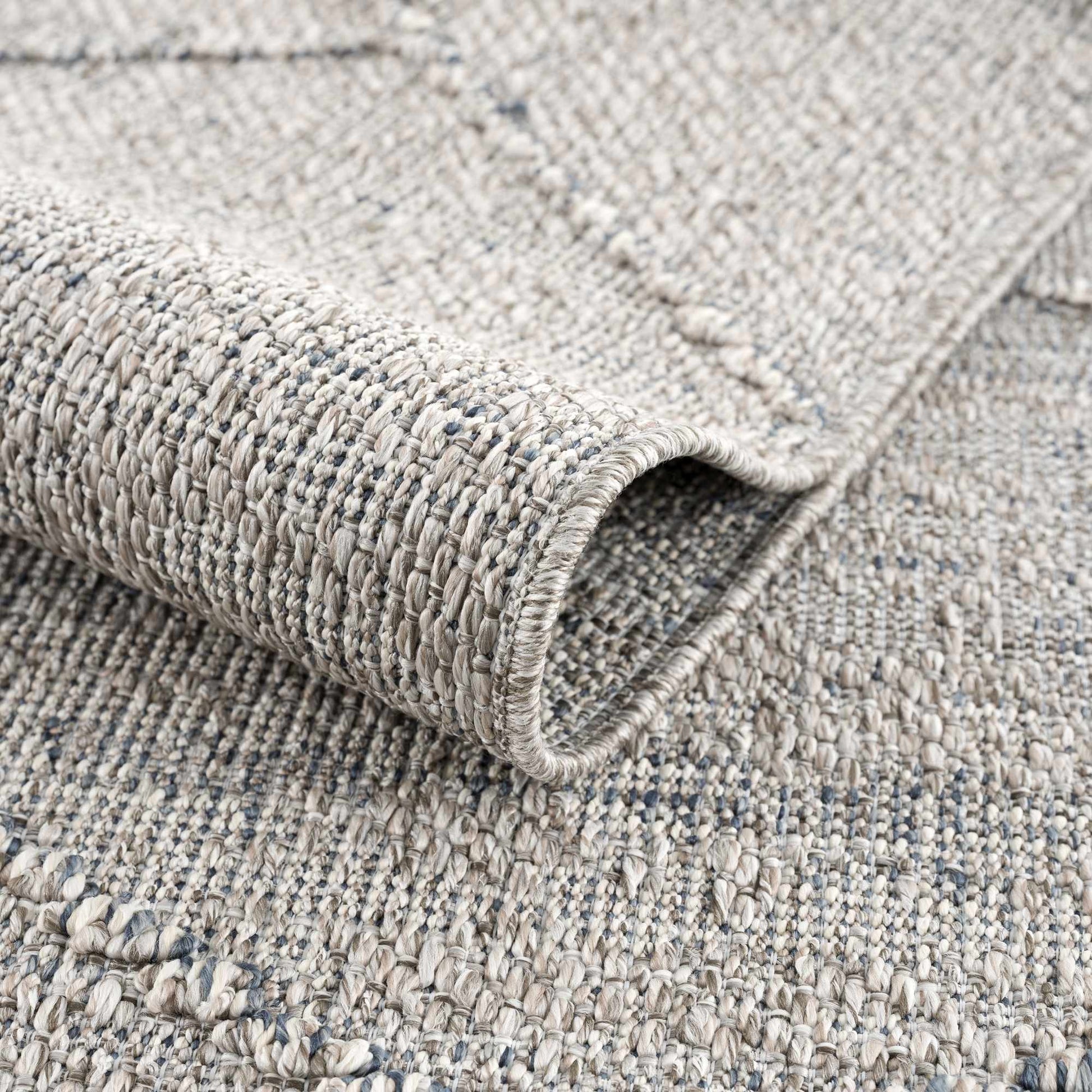 Baqer Taupe & Gray Textured Performance Rug - Limited Edition