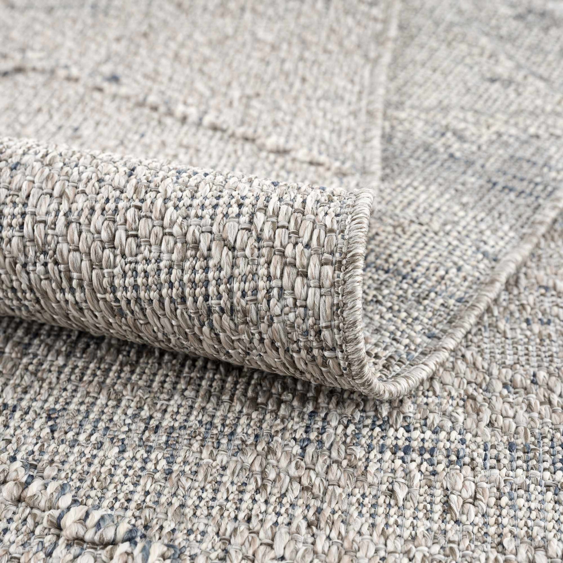 Baqer Taupe & Gray Textured Performance Rug - Limited Edition