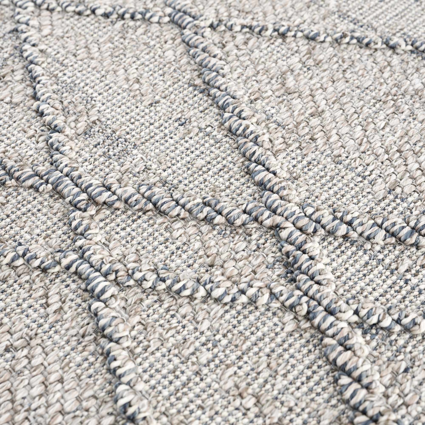 Baqer Taupe & Gray Textured Performance Rug - Limited Edition