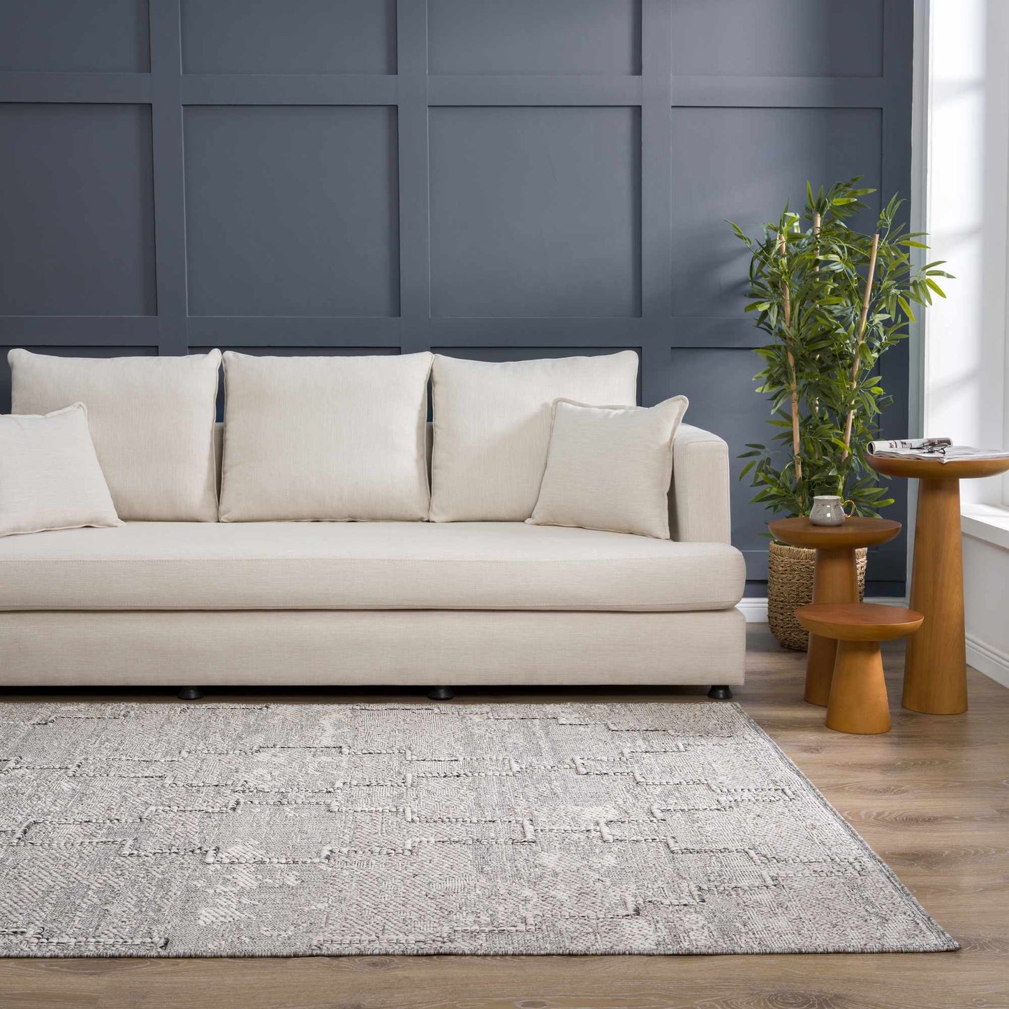 Butch Taupe Textured Performance Rug - Limited Edition