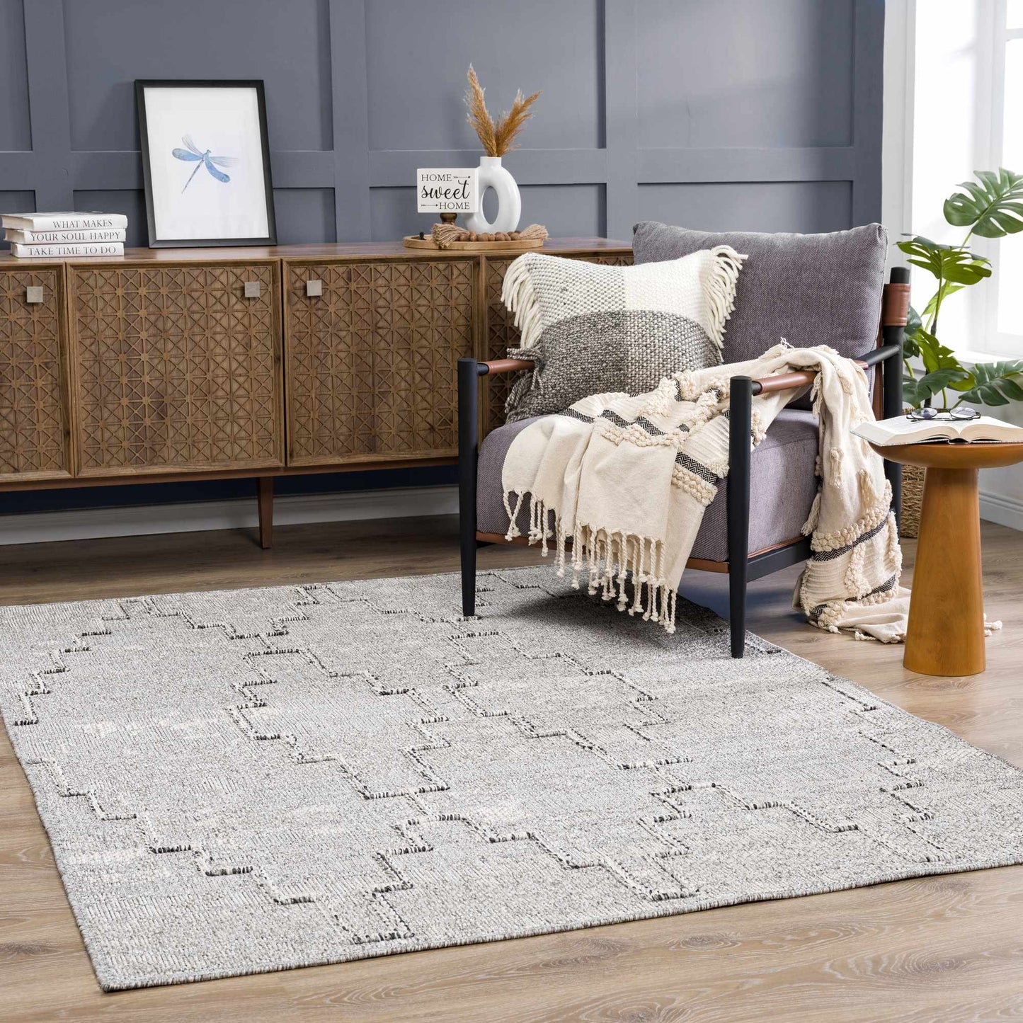 Butch Taupe Textured Performance Rug - Limited Edition