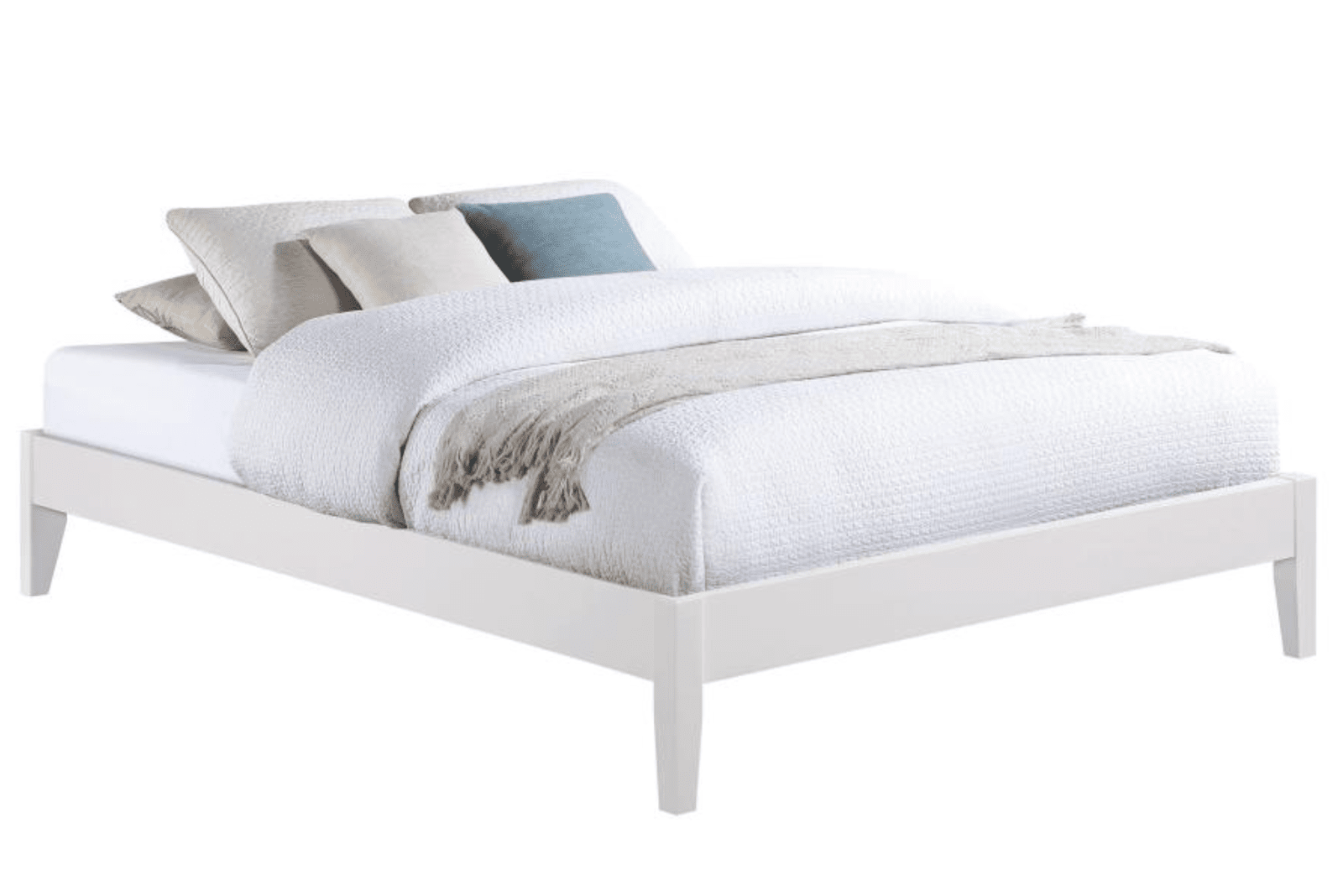 Hounslow Universal Full Platform Bed in White