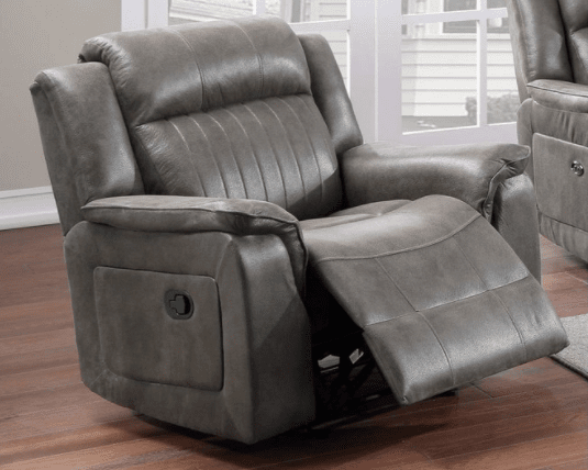 Moore Plush Leatherette Motion Sofa