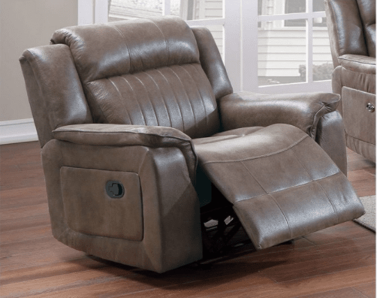 Moore Plush Leatherette Motion Sofa