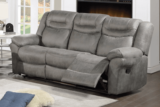 Stanton Pillow Arm Motion Sofa & Loveseat Set - Slate Gray