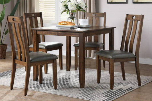 Earl Rustic Casual 5-Piece Dining Set