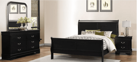 U923 Louis Philip Queen Bedroom Set