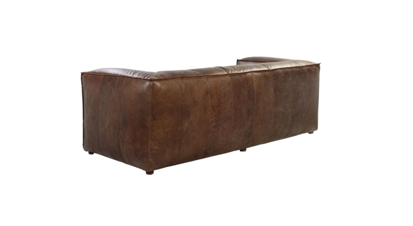 ACME Brancaster Sofa - 53545 - Retro Brown Top Grain Leather