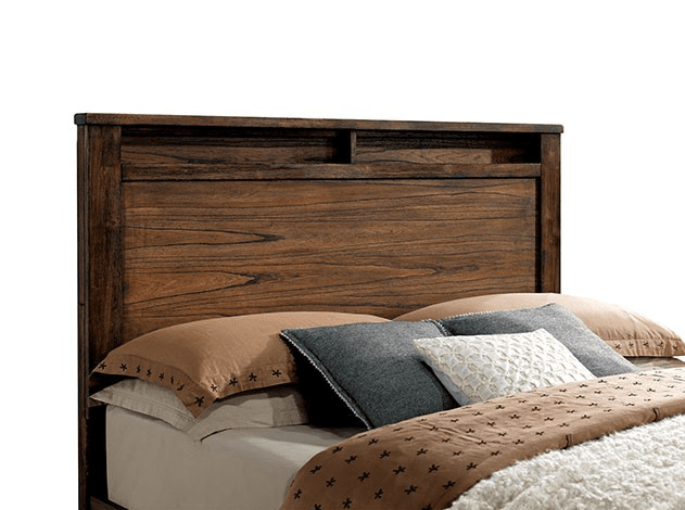 Elkton Rustic Cabin 4 Piece Queen Bedroom Set