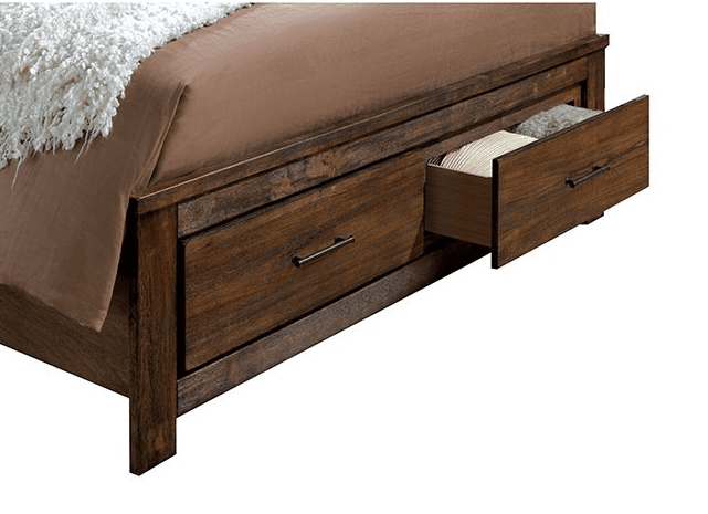 Elkton Rustic Cabin 4 Piece Queen Bedroom Set