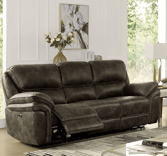 Tredegar Transitional Power Sofa - Mocha