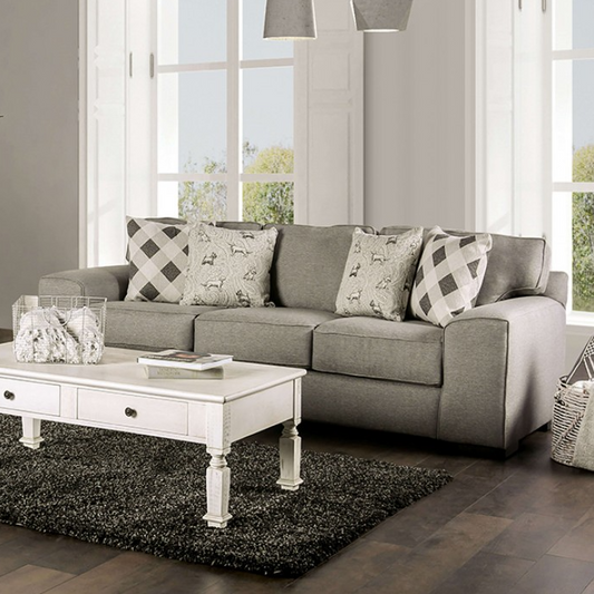 Newry Transitional Track Arm Sofa - Gray