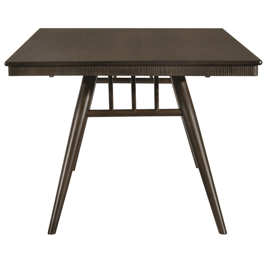 Wes Rectangular Dining Table Dark Walnut