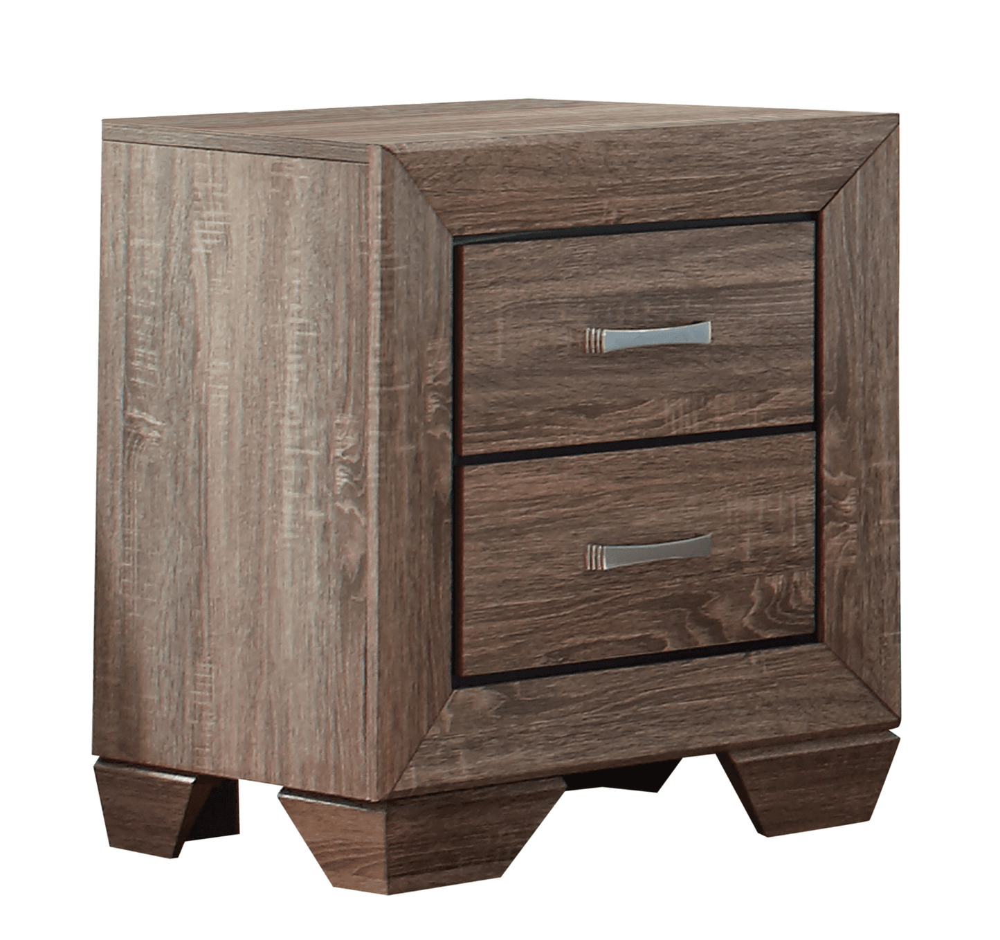 Holt King Platform Storage Bedroom Set - Washed Taupe