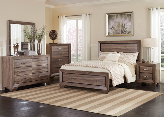 Holt Queen Bedroom Set in Washed Taupe