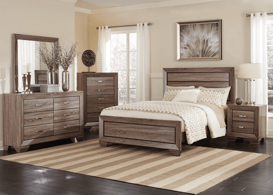 Holt King Bedroom Set in Washed Taupe