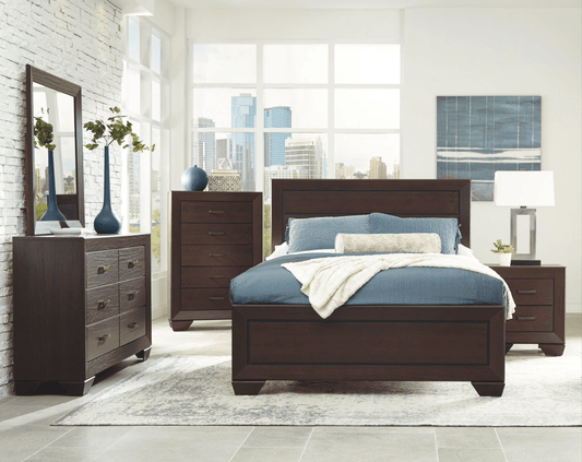 Holt King Bedroom Set in Dark Cocoa