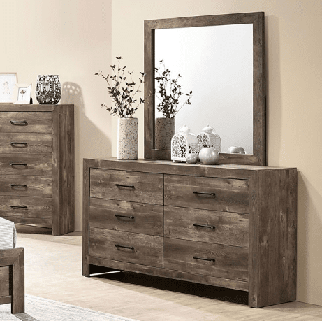 Larissa Rustic Glam Queen Bedroom Set