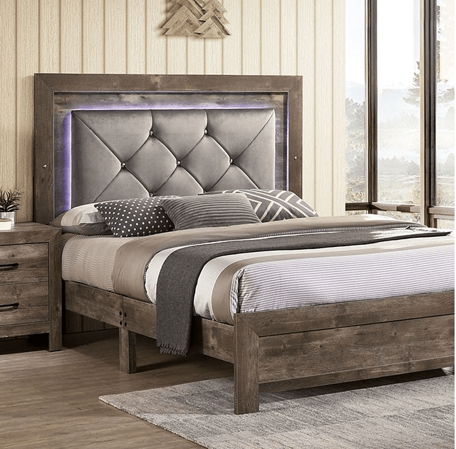 Larissa Rustic Glam Queen Bedroom Set