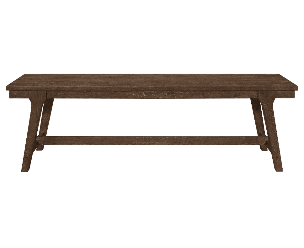 Reynolds Rectangular Dining Table Brown Oak