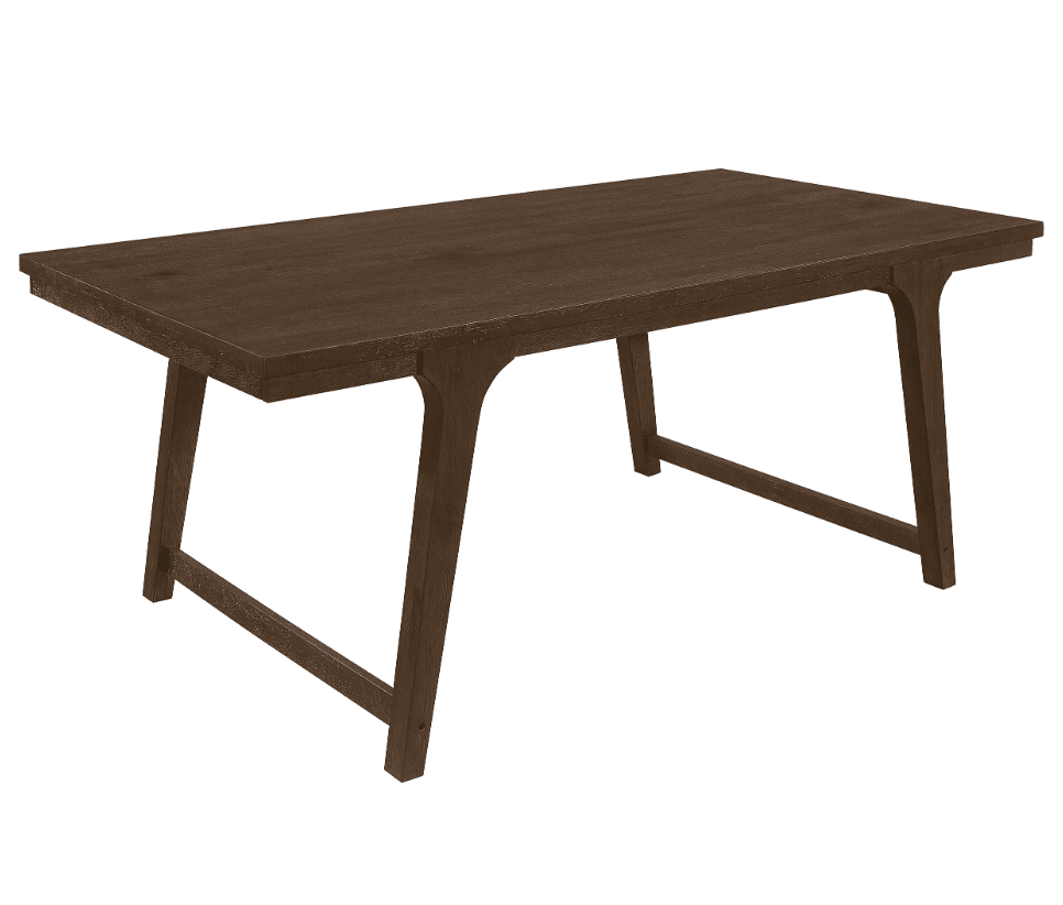 Reynolds Rectangular Dining Table Brown Oak