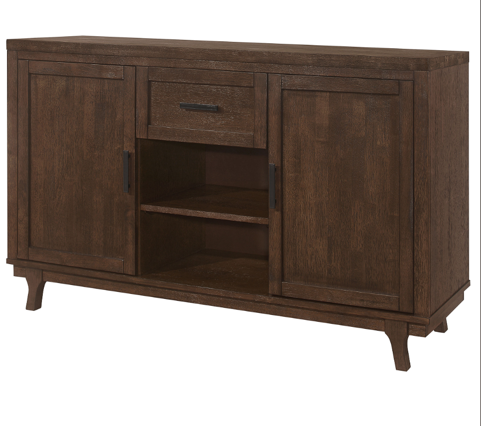 Reynolds 2-Door Dining Sideboard Server Brown Oak