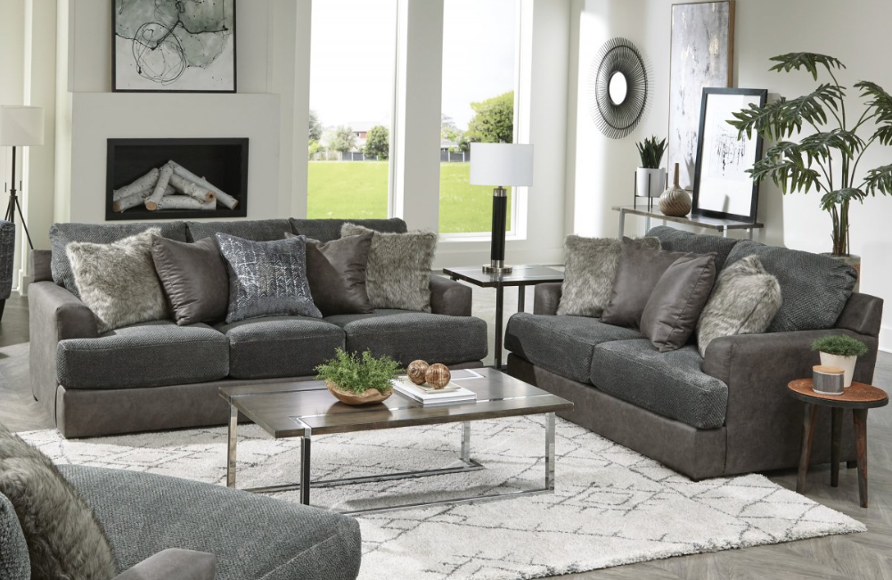 Jackson Catnapper Boulevard Graphite Living Room Set