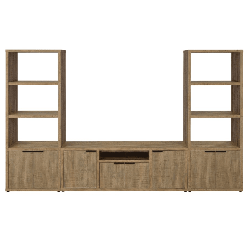 Tabby 3-piece Entertainment Center With 60" TV Stand Mango