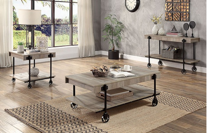 Lobb Rustic Industrial Coffee Table