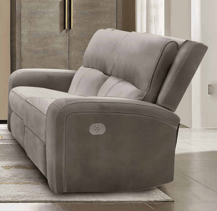 Vasilios Transitional Power Sofa - Taupe