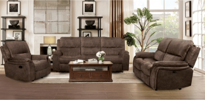 Henricus Transitional Motion Sofa - Dark Brown