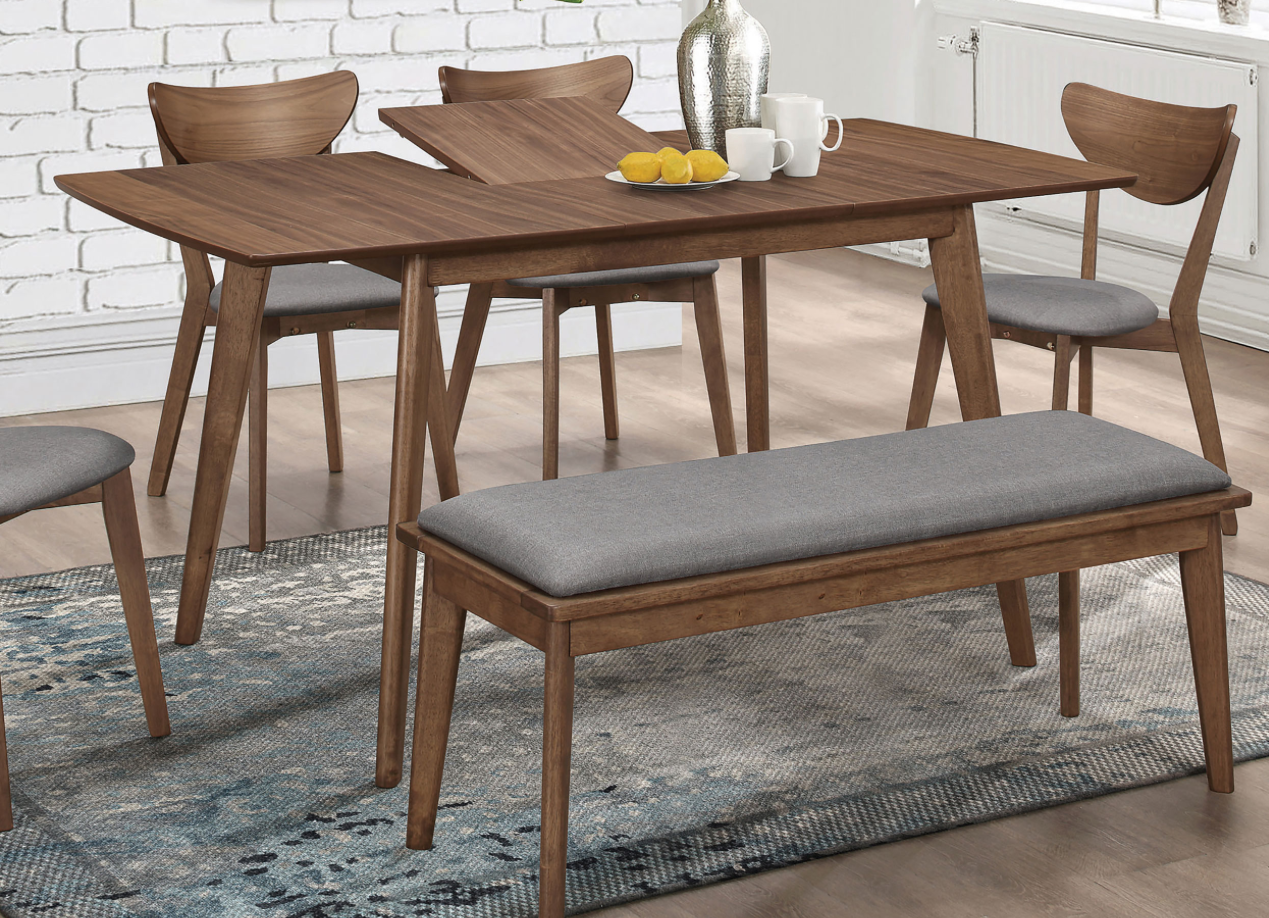 Martin Rectangular Dining Table Natural Walnut