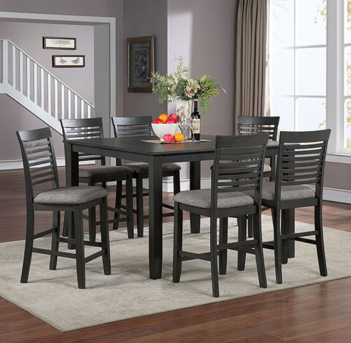 Amalia 7-Piece Counter Height Dining Set - Gray