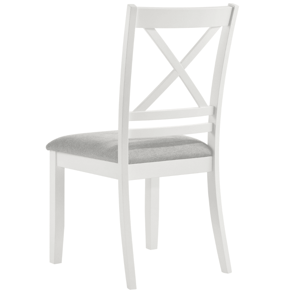 Hollis Cross Back Wood Dining Side Chair White Set Of 2