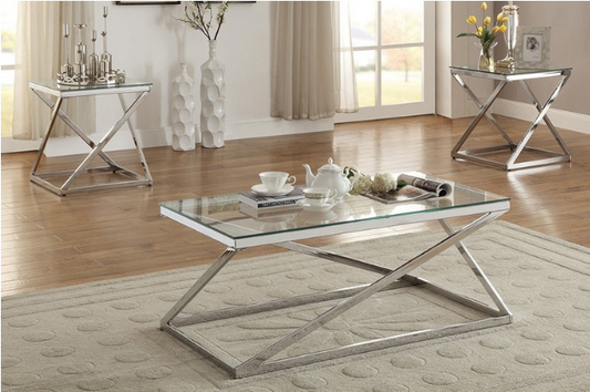 3-Piece Modern Accent Table Set