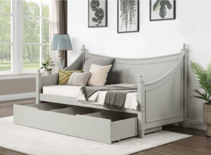 Lycoris Transitional Wooden Daybed