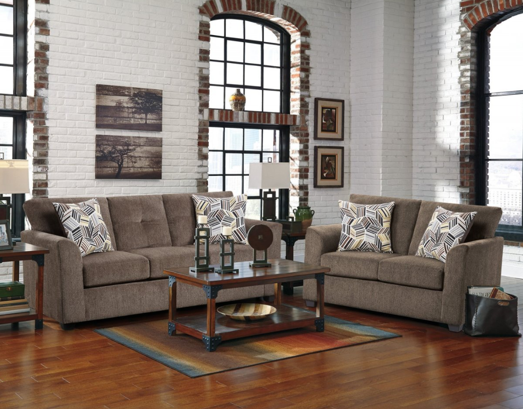 3000 Kennedy Contemporary Sofa - Brown