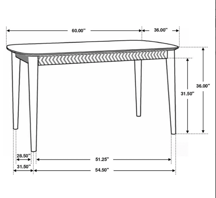 Partridge 7-Piece Rectangular Counter Height Dining Set Natural Sheesham