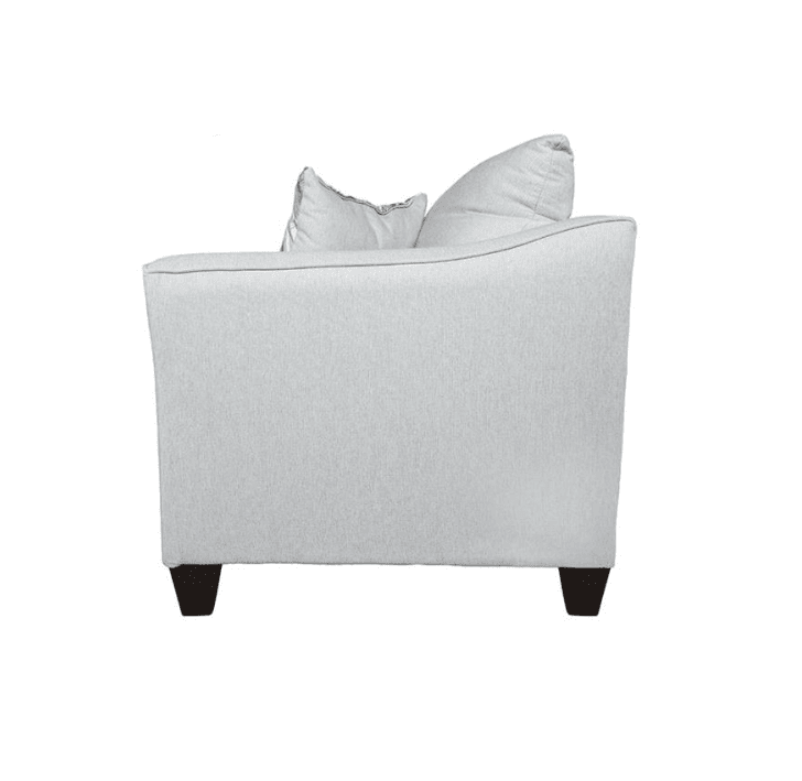 Salizar Transitional Flared Arm Sofa - Gray Mist