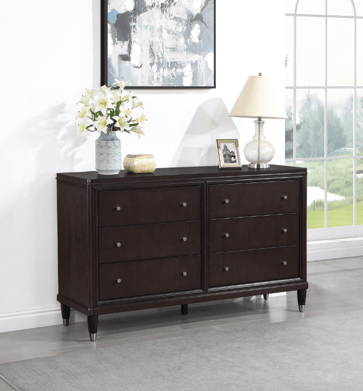 Emberlyn 6-Drawer Bedroom Dresser Brown