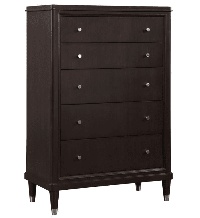 Emberlyn 5-Drawer Bedroom Chest Brown