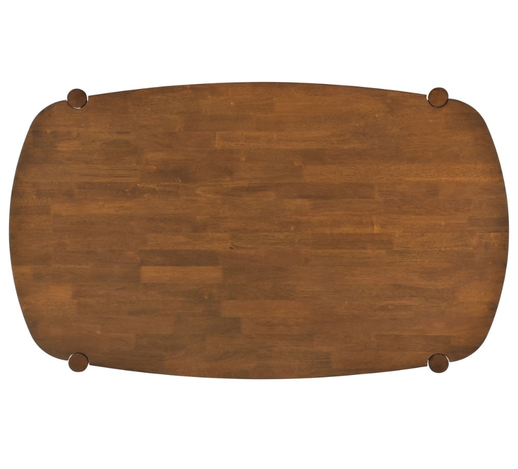 Dortch Oval Solid Wood Dining Table Walnut