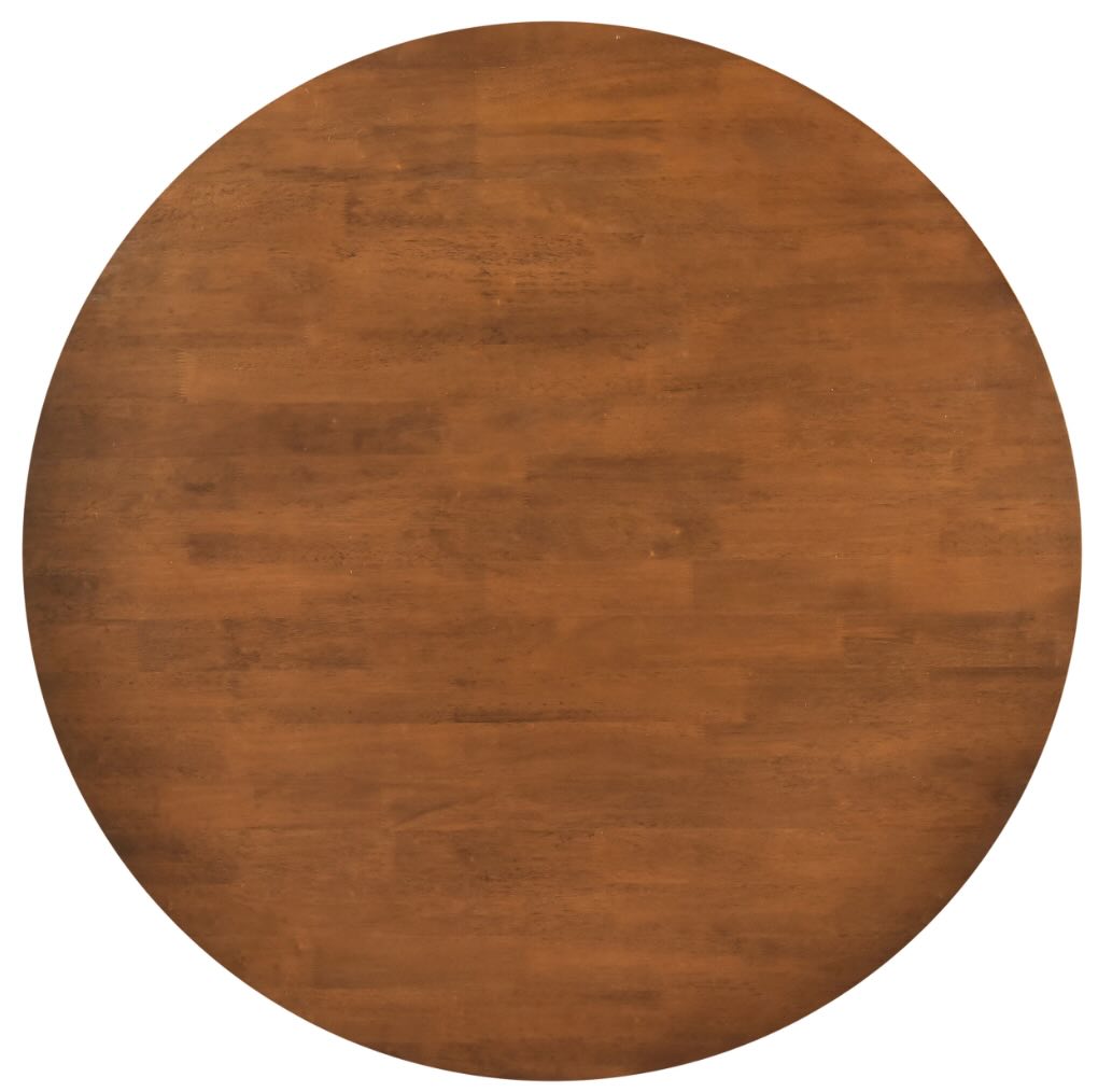 Dinah Round Solid Wood Dining Table Walnut