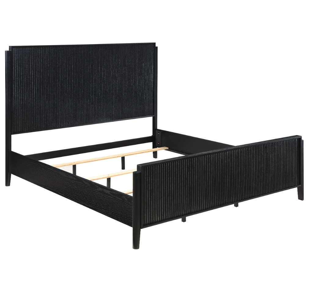 Brookmead Contemporary Wooden Queen Bed Black - Black