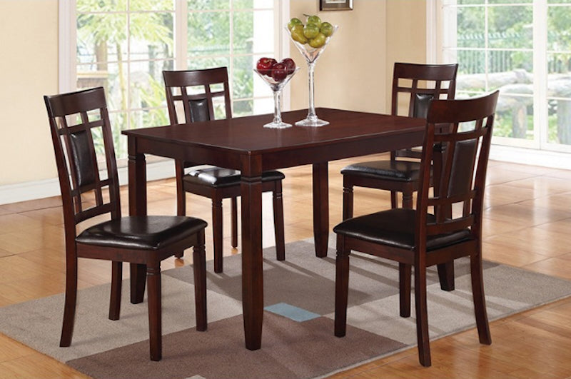 Allegro 5-Piece Wooden Dining Set - Espresso